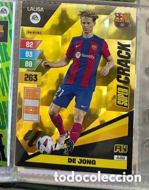 Coleccionismo Cromos antiguos: SUPERCRACK DE JONG Panini Adrenalyn XL LaLiga 2023-24