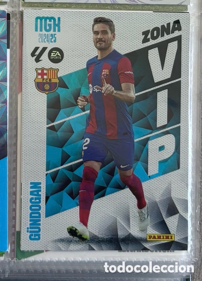 Coleccionismo Cromos antiguos: ZONA VIP GUNDOGAN FC BARCELONA MGK MEGACRACK 2024 2025