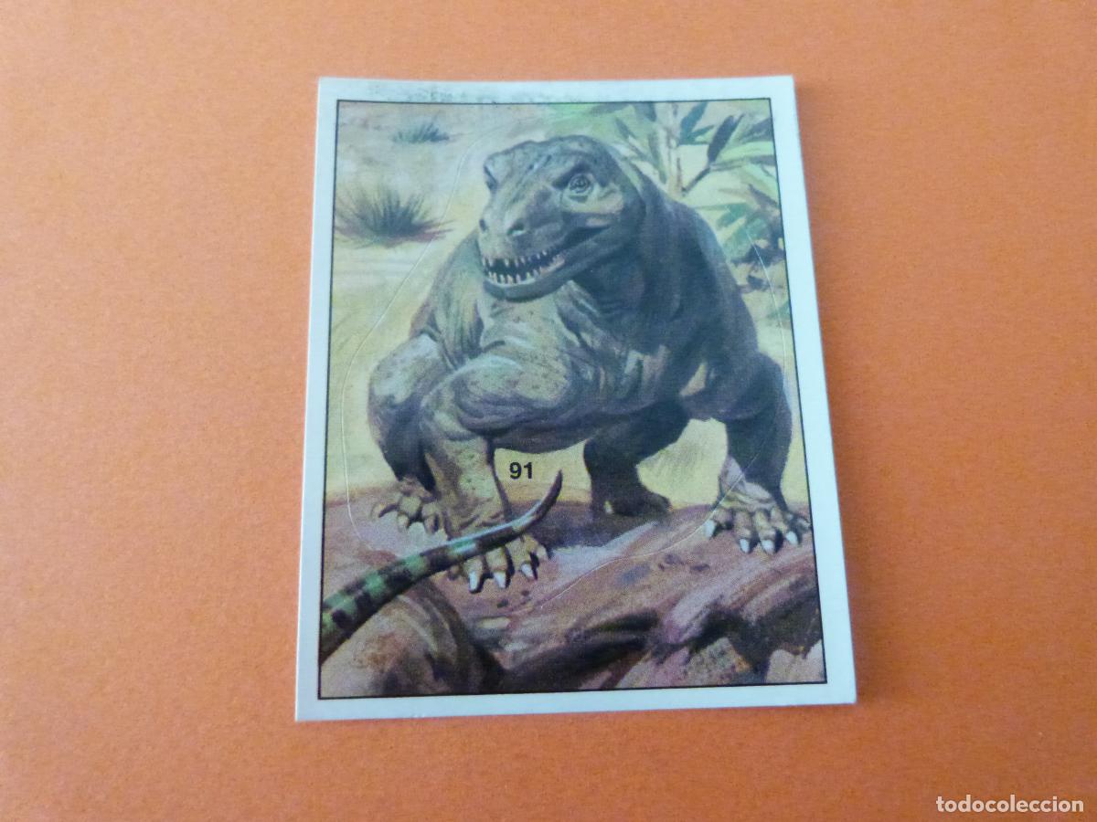 Coleccionismo Cromos antiguos: CROMO DINOSAURS SIN PEGAR N&ordm; 91 A&Ntilde;O 1992 ALBUM DINOSAURS PANINI
