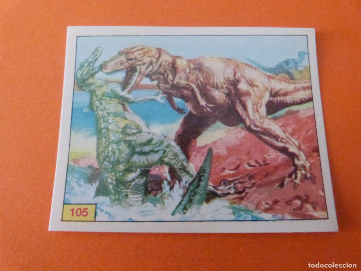 Coleccionismo Cromos antiguos: CROMO DINOSAURS SIN PEGAR N&ordm; 105 A&Ntilde;O 1992 ALBUM DINOSAURS PANINI