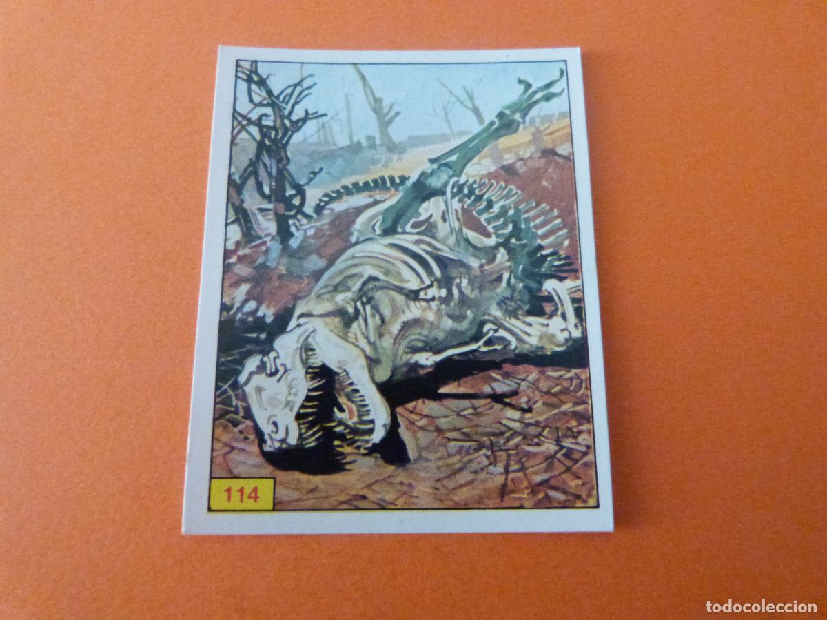 Colecionismo Cromos antigos: CROMO DINOSAURS SIN PEGAR N&ordm; 114 A&Ntilde;O 1992 ALBUM DINOSAURS PANINI