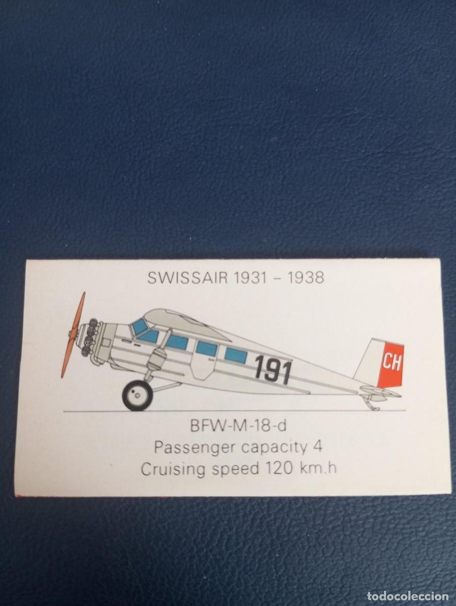 Coleccionismo Cromos antiguos: ENVUELTA DE CHOCALATINA, CORREO AEREO SUIZO. BFW M 18 ,1931/8