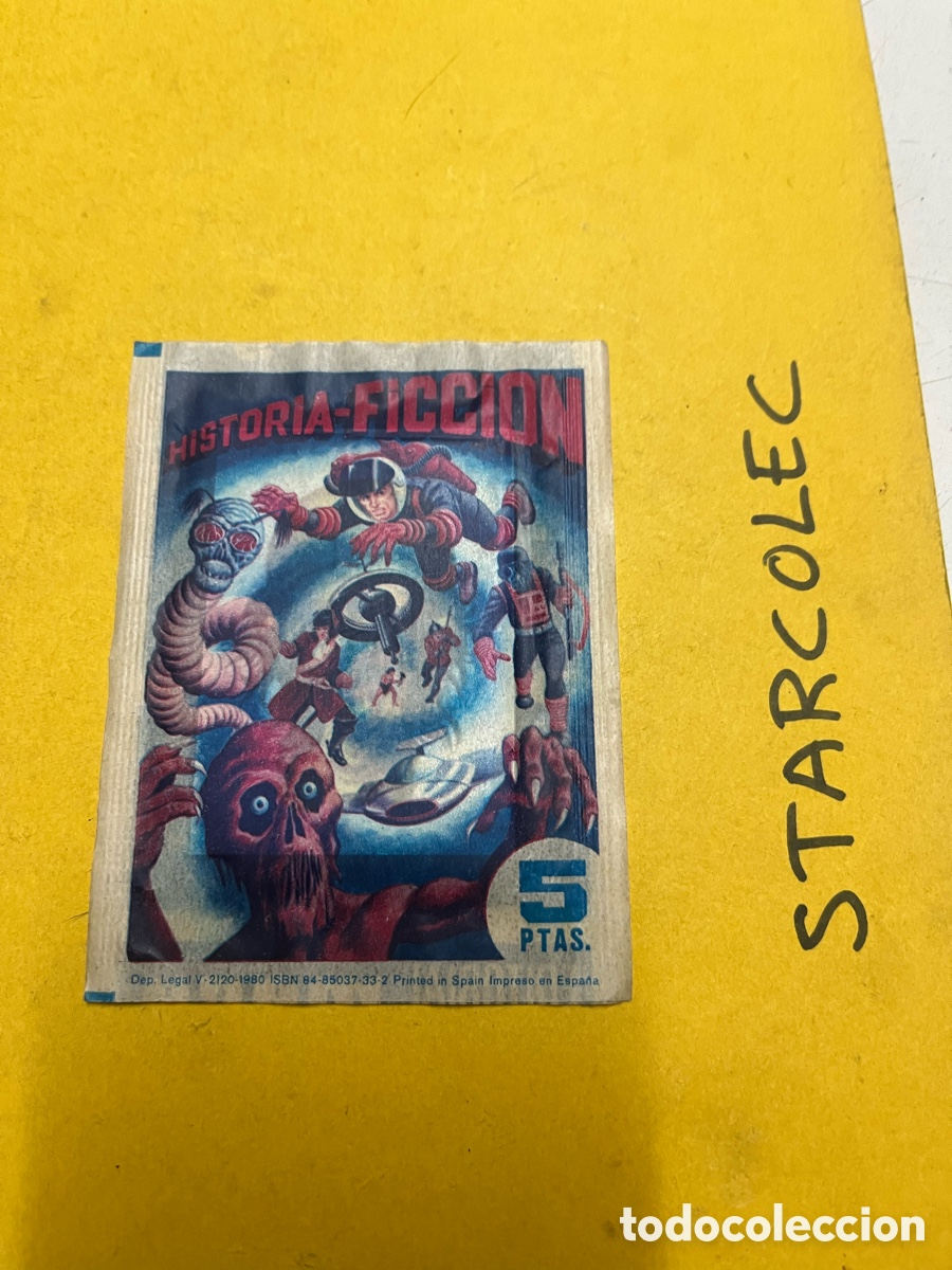 Coleccionismo Cromos antiguos: Sobre sin abrir historia ficci&oacute;n Editorial Maga
