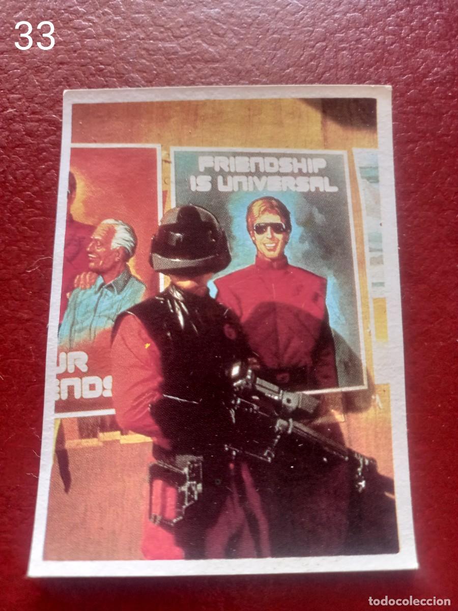 Coleccionismo Cromos antiguos: Cromo n.33 V los visitantes 1984 sin pegar