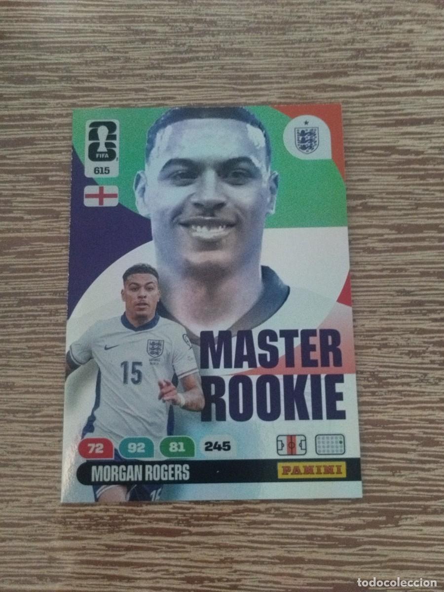 Coleccionismo Cromos antiguos: N&deg; 615 Morgan Rogers - Inglaterra - Master Rookie - Adrenalyn XL Mundial 26 - Panini World Cup 2026