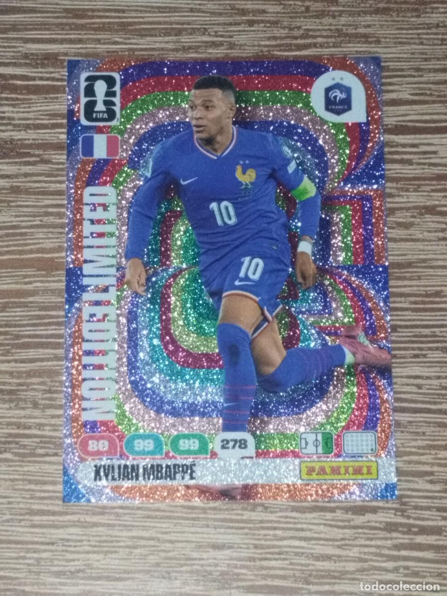 Coleccionismo Cromos antiguos: Kylian Mbappe - Francia - Version Puntos - Limited- Adrenalyn Mundial 26 - Panini World Cup 2026