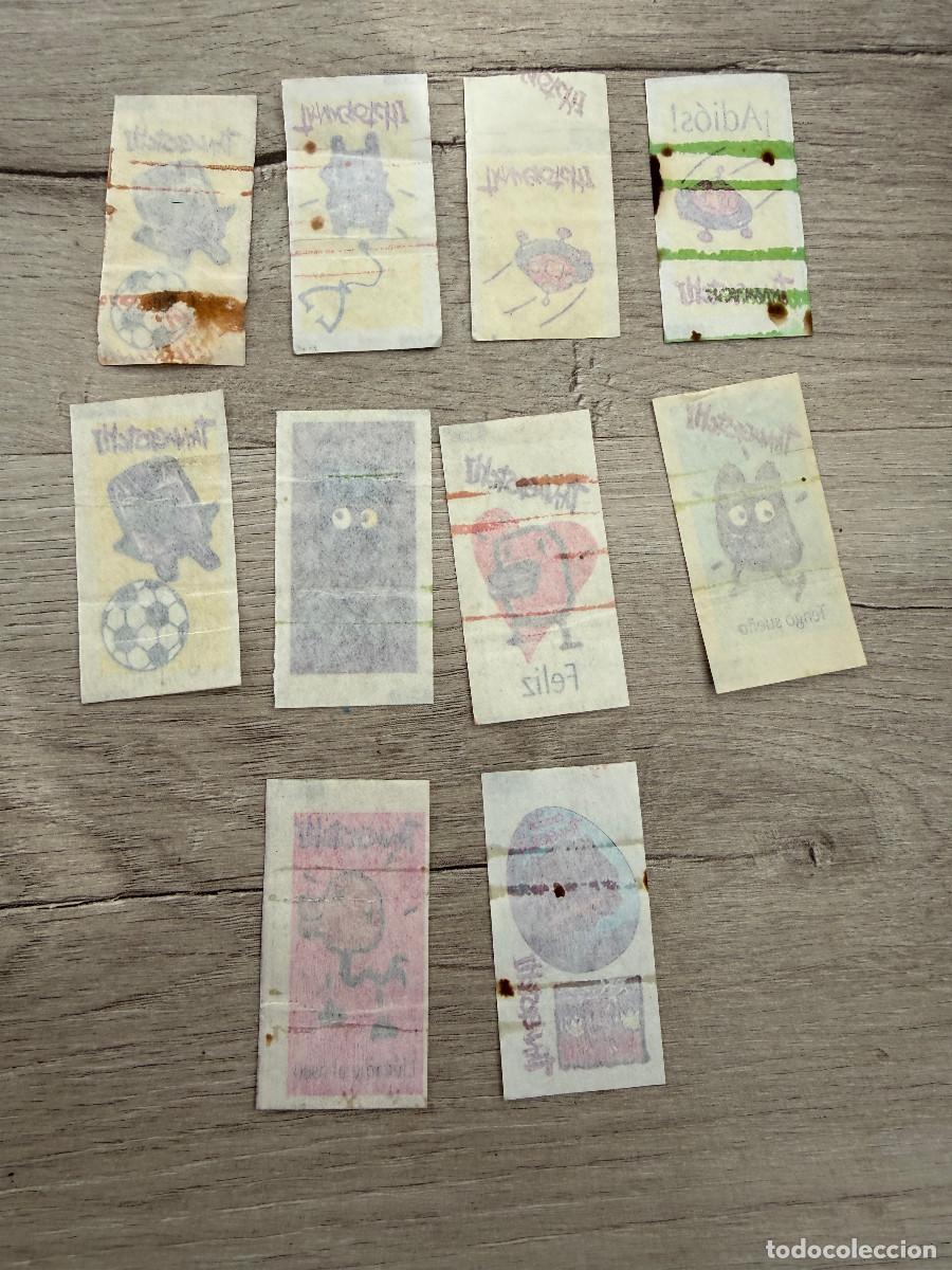 Coleccionismo Cromos antiguos: 10 tatuajes pegatinas chicle Tamagotchi de Vidal