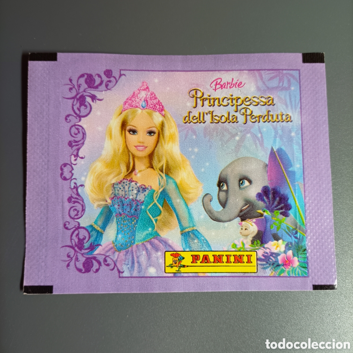 Coleccionismo Cromos antiguos: SOBRE VACIO. PANINI. BARBIE, PRINCESA DE LA ISLA PERDIDA