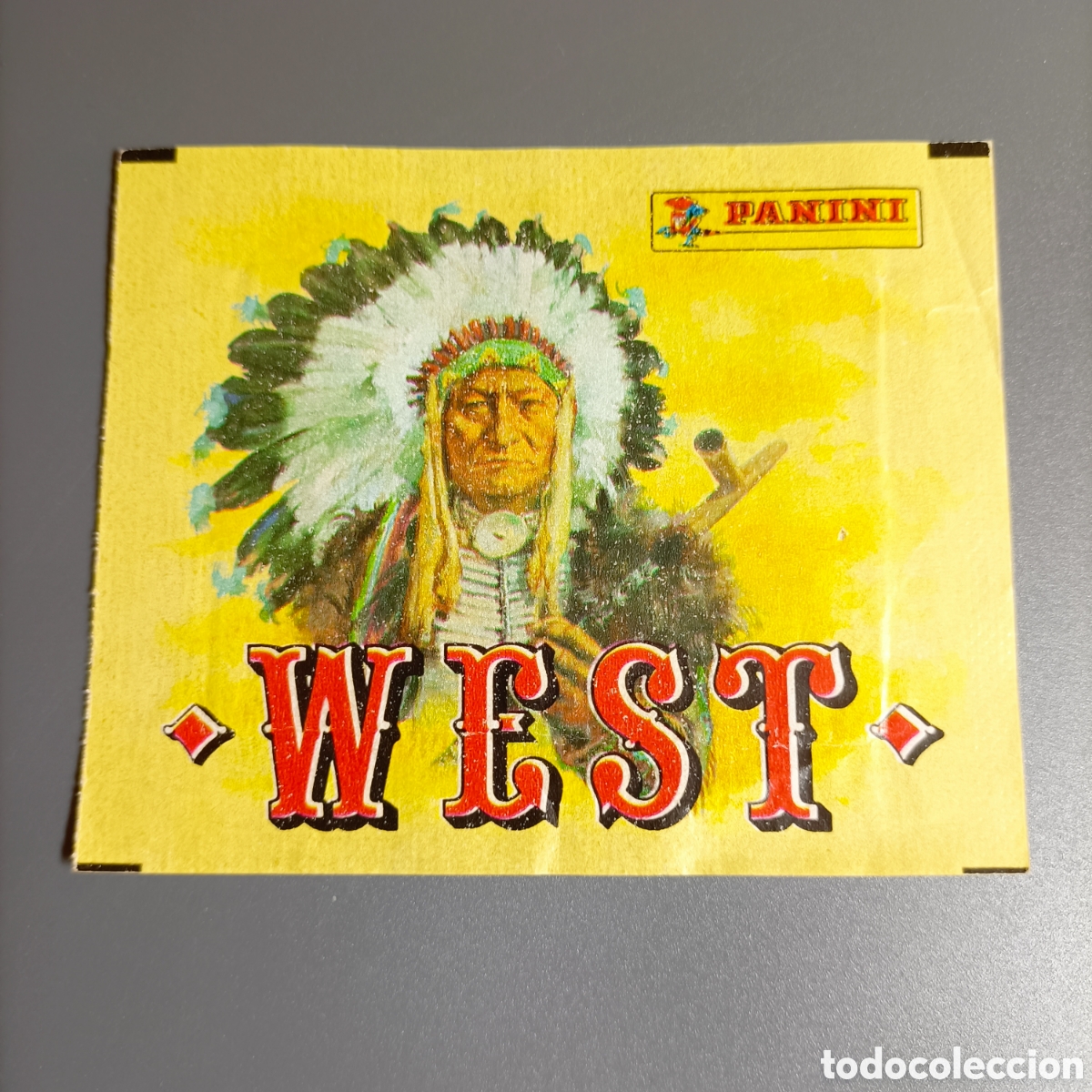 Coleccionismo Cromos antiguos: SOBRE VACIO. PANINI. WEST