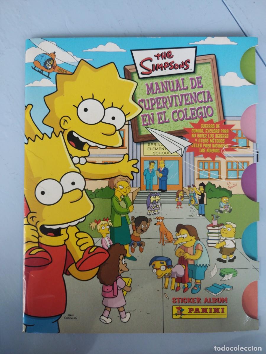 Coleccionismo Cromos antiguos: THE SIMPSON. Manual de Supervivencia en el colegio. Panini