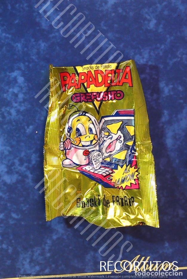 Coleccionismo Cromos antiguos: grefusa grefusito papadelta papa delta 15 pts bolsa de snack gusanitos patatas no matutano no risi