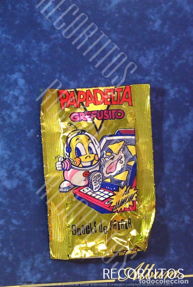 Coleccionismo Cromos antiguos: grefusa grefusito papadelta papa delta 15 pts bolsa de snack gusanitos patatas no matutano no risi