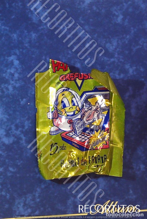Coleccionismo Cromos antiguos: grefusa grefusito papadelta papa delta 15 pts bolsa de snack gusanitos patatas no matutano no risi