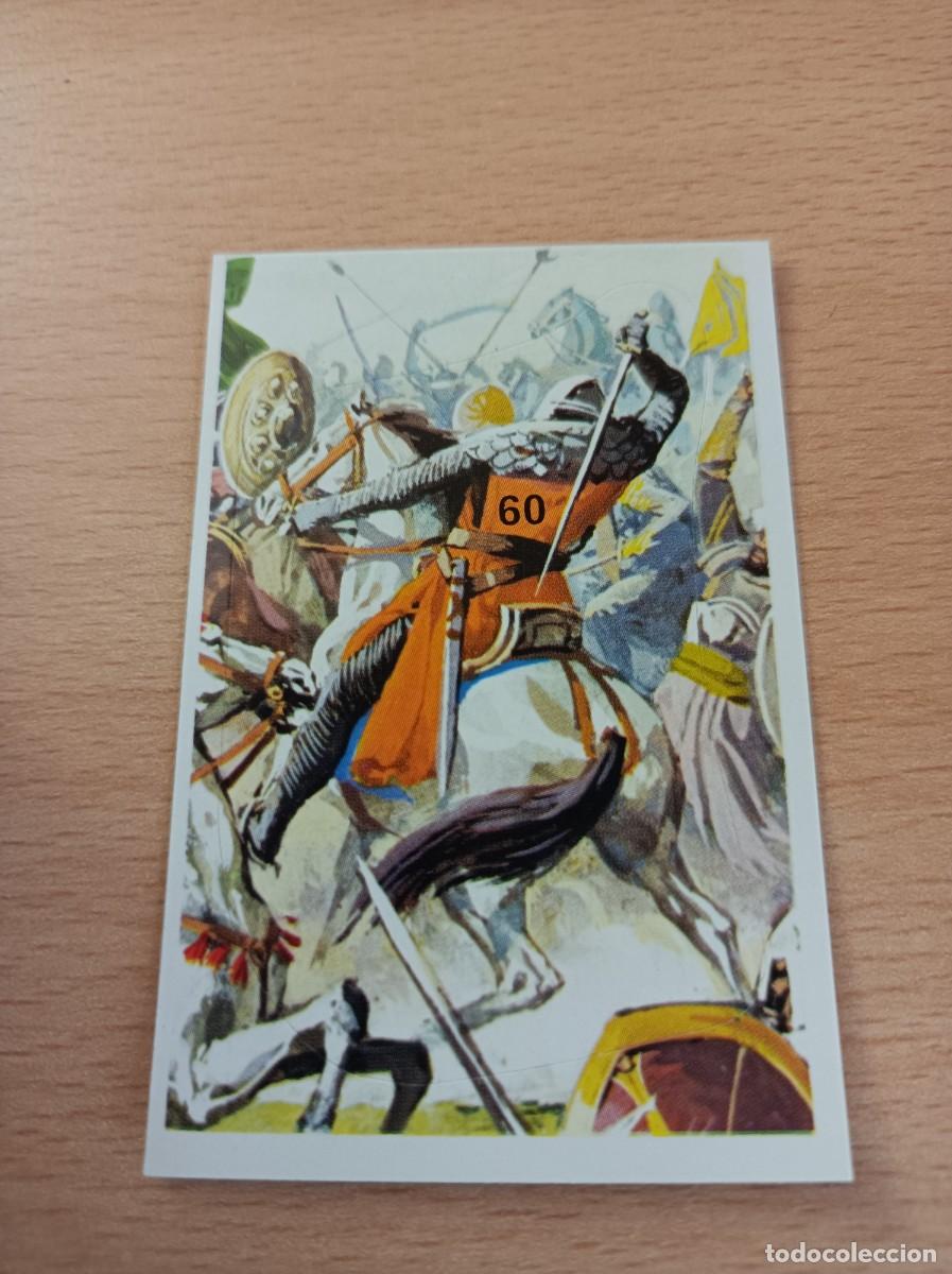 Colecionismo Cromos antigos: CROMO N&ordm; 60 BATALLAS HIST&Oacute;RICAS EDITORIAL COX SIN PEGAR COMPATIBLE CON DIFUSURA DE CULTURAS