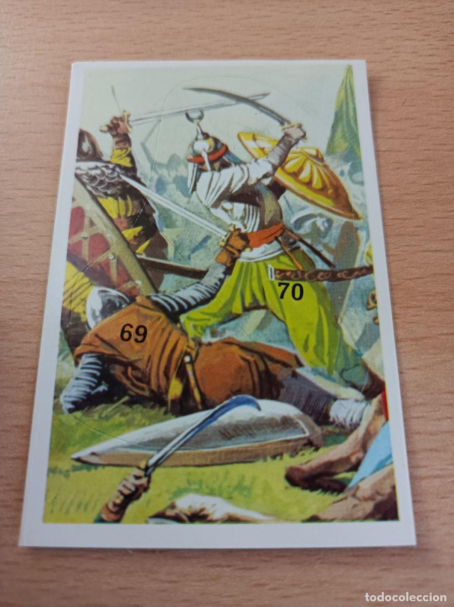 Colecionismo Cromos antigos: CROMO N&ordm; 69 y 70 BATALLAS HIST&Oacute;RICAS EDITORIAL COX SIN PEGAR COMPATIBLE CON DIFUSURA DE CULTURAS