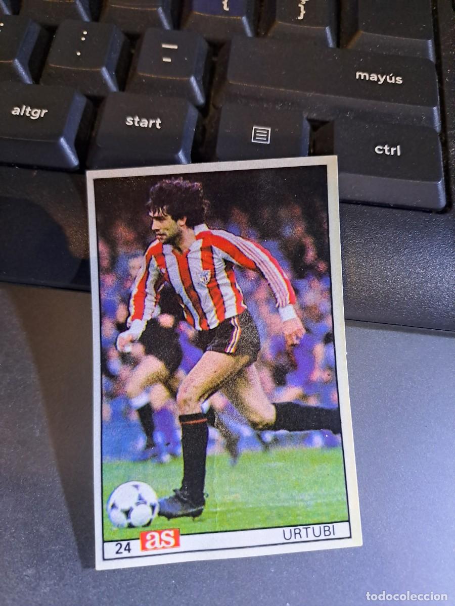 Coleccionismo Cromos antiguos: CROMO URTUBI 24 ATHLETIC CLUB DE BILBAO LIGA 1986 1987 86 87 DIARIO AS ASES DESPEGADO