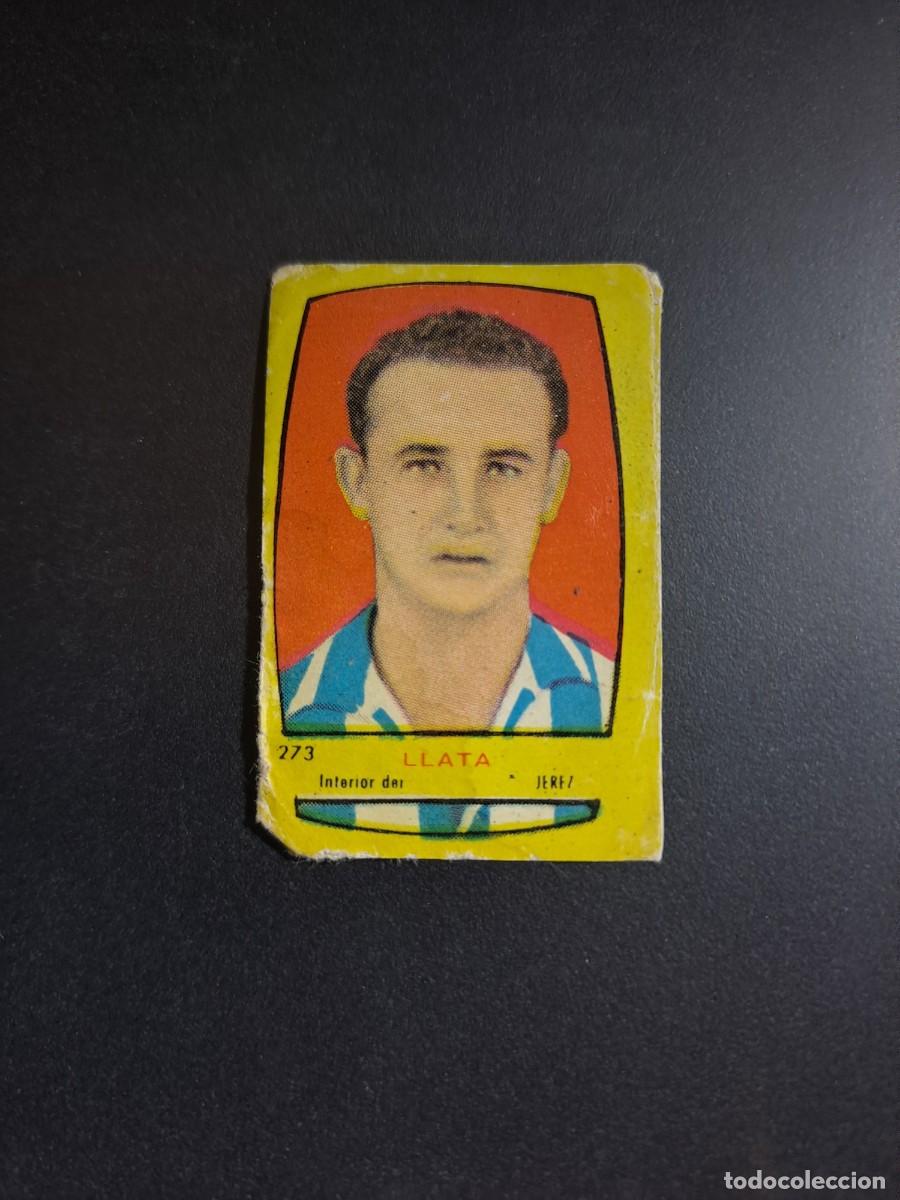Coleccionismo Cromos antiguos: CROMO LLATA 273 JEREZ AZAFR&Aacute;N POLLUELOS LIGA 1955 1956 55 56 NUNCA PEGADO