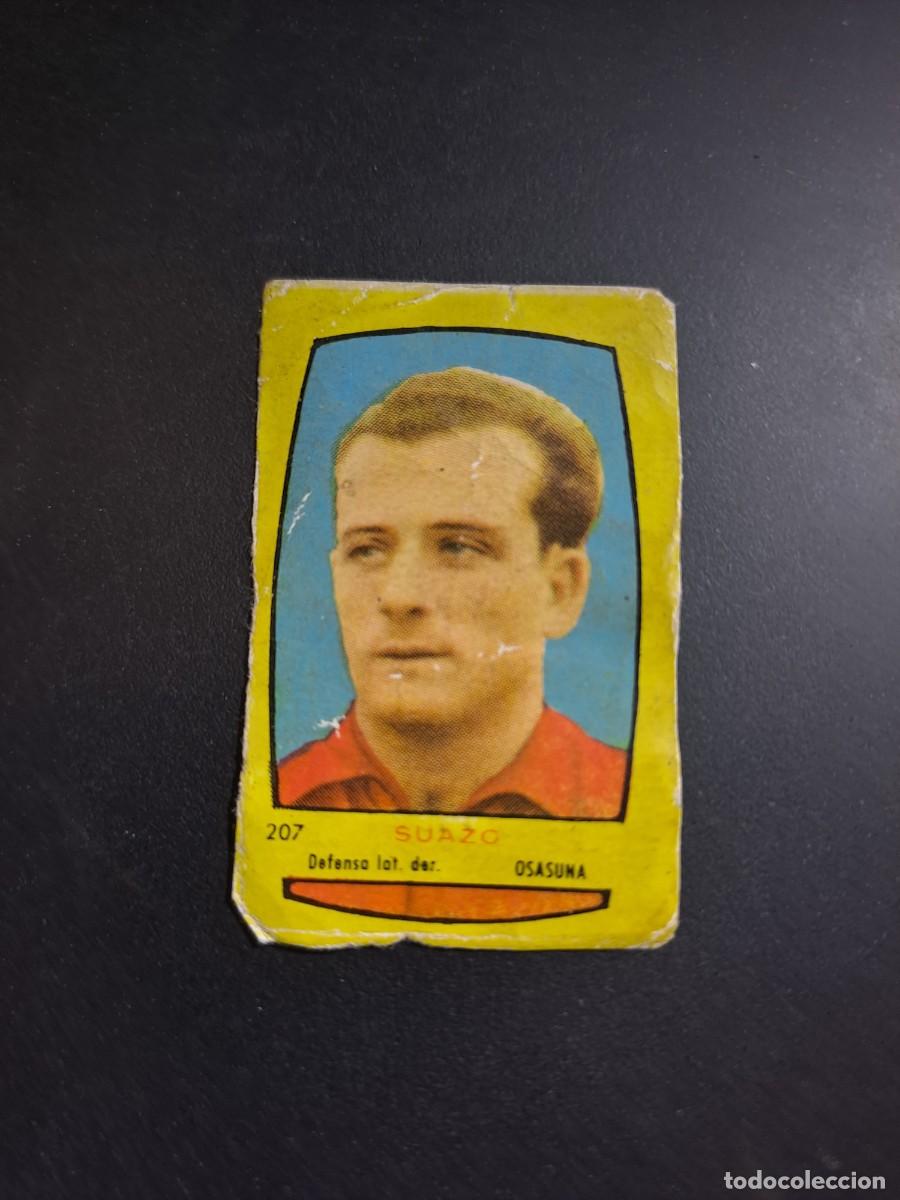 Coleccionismo Cromos antiguos: CROMO SUAZO 207 OSASUNA AZAFR&Aacute;N POLLUELOS LIGA 1955 1956 55 56 DESPEGADO