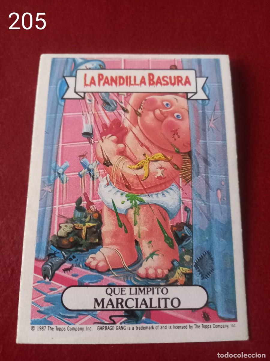 Collectionnisme Cartes &agrave; collectionner anciennes: Cromo n.205 la pandilla basura (album azul) sin pegar