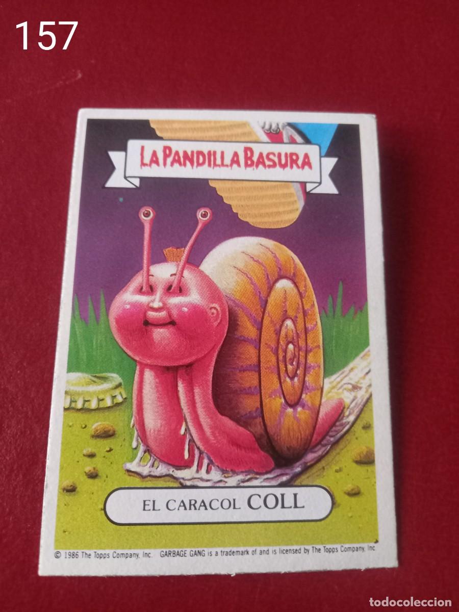 Coleccionismo Cromos antiguos: Cromo n.157 la pandilla basura (album azul) sin pegar