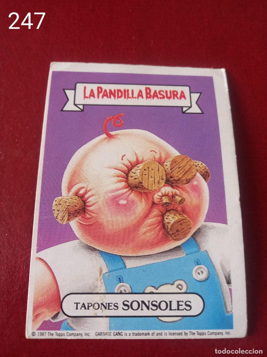 Coleccionismo Cromos antiguos: Cromo n.247 la pandilla basura (album azul) sin pegar