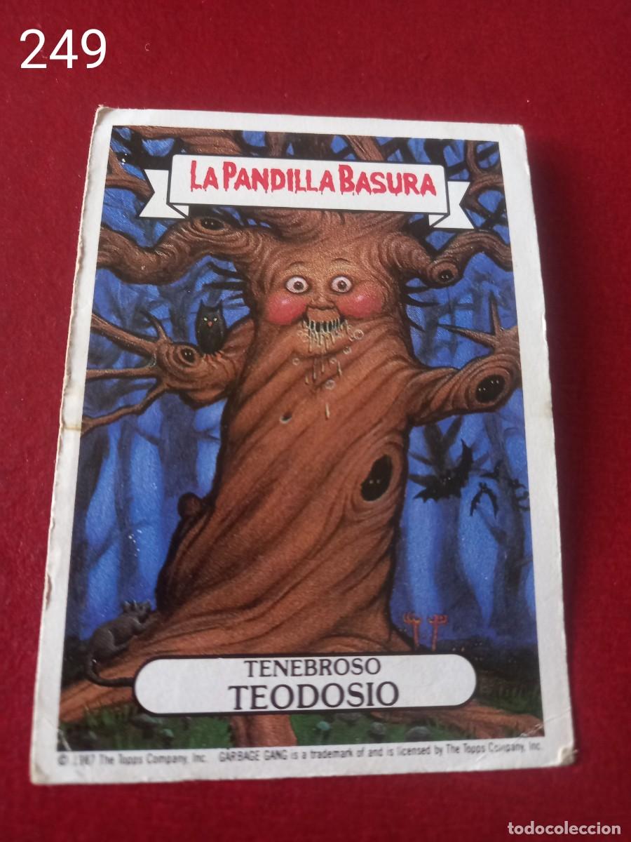 Coleccionismo Cromos antiguos: Cromo n.249 la pandilla basura (album azul) sin pegar