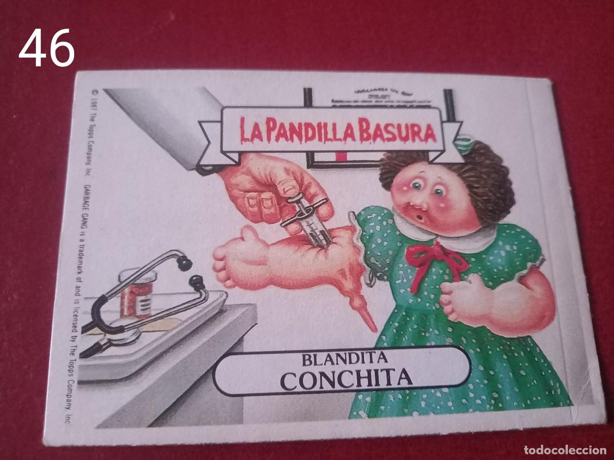 Coleccionismo Cromos antiguos: Cromo n.46 la pandilla basura (album azul) sin pegar
