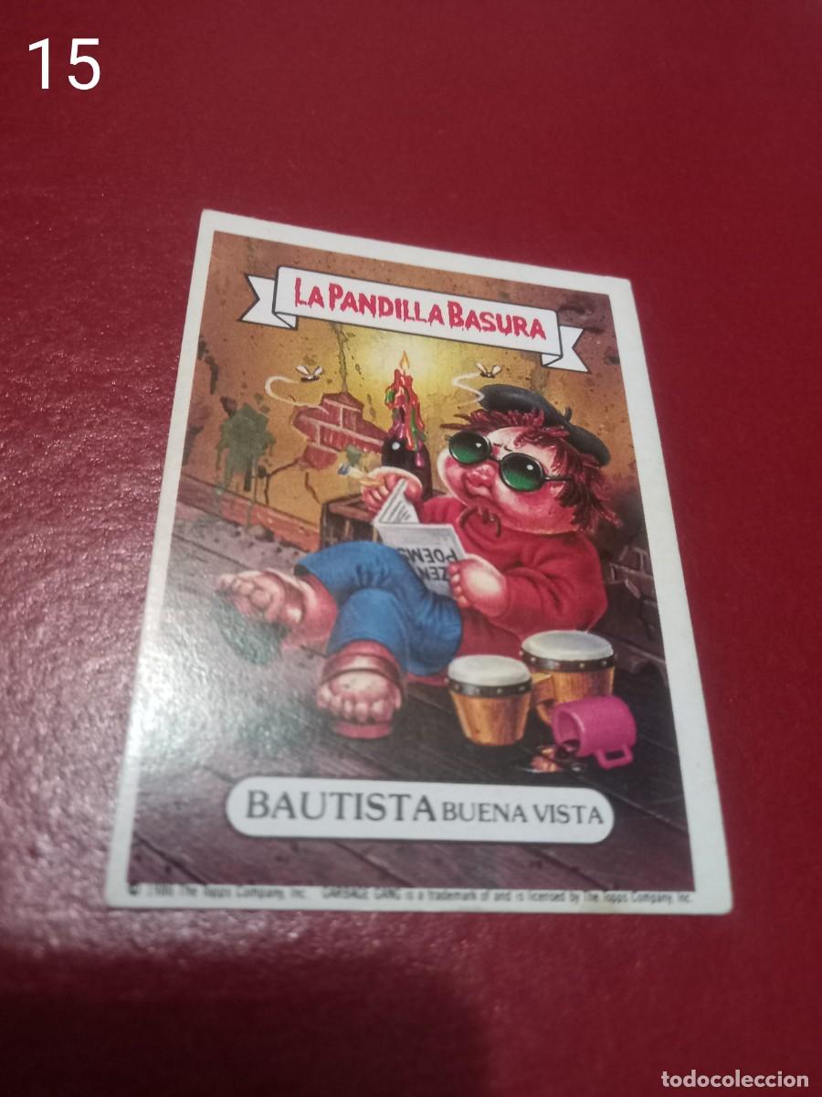 Coleccionismo Cromos antiguos: Cromo n.15 la pandilla basura (album azul) sin pegar