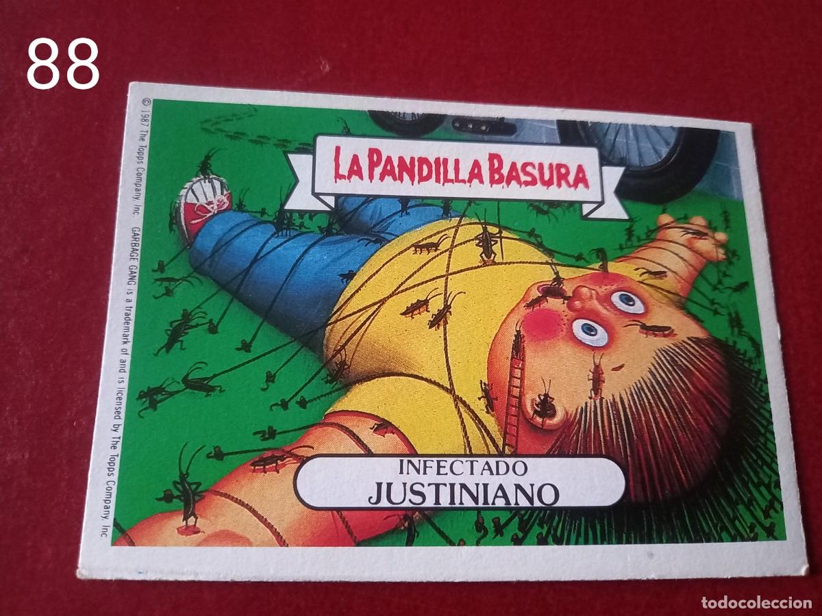 Coleccionismo Cromos antiguos: Cromo n.88 la pandilla basura (album azul) sin pegar
