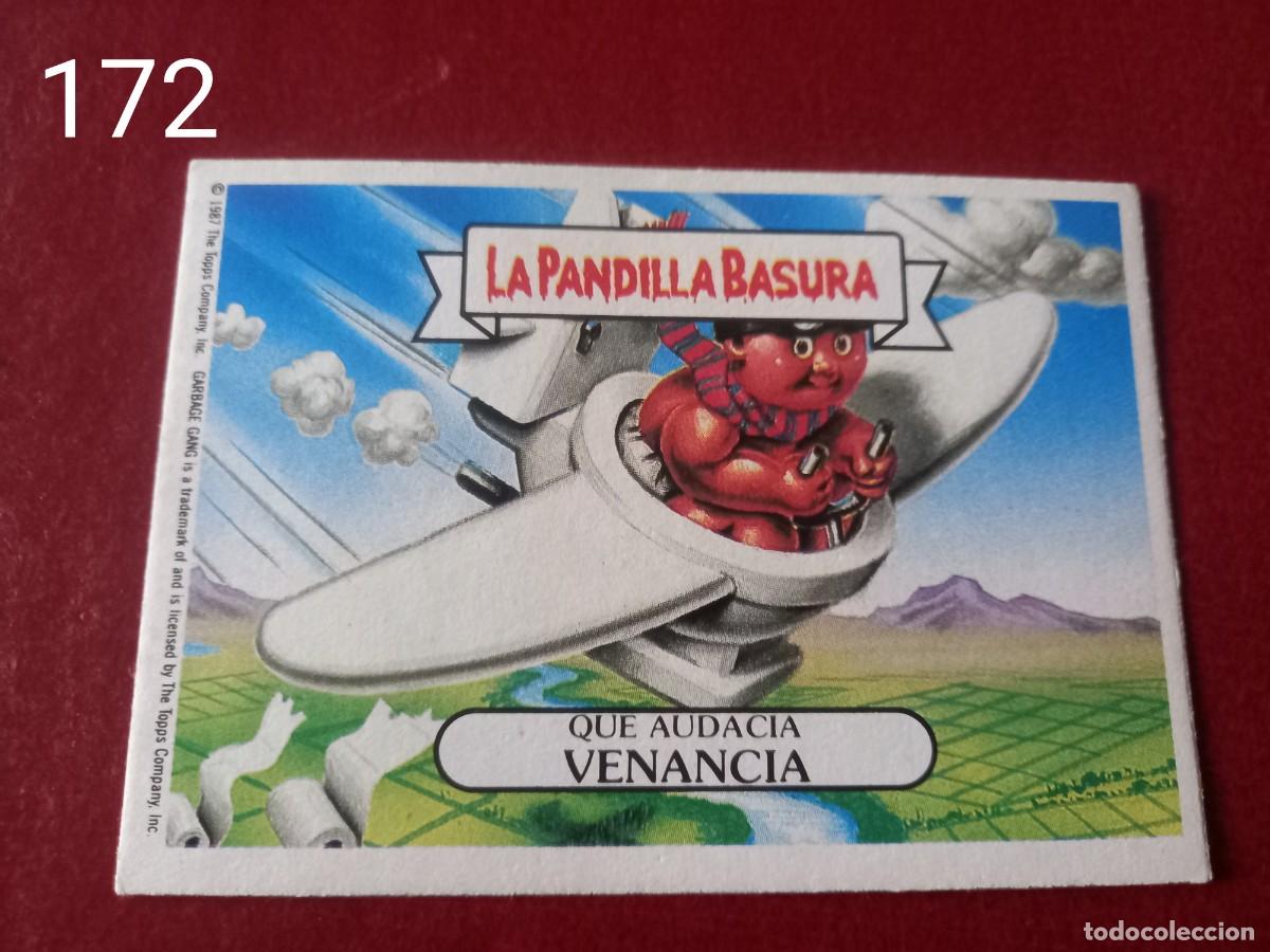 Coleccionismo Cromos antiguos: Cromo n.172 la pandilla basura (album azul) sin pegar