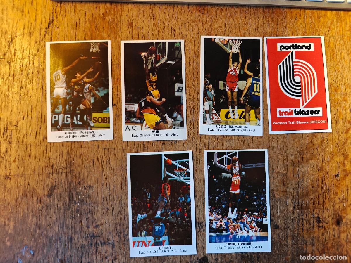 Coleccionismo Cromos antiguos: 6 cromos acb 1988 Merchante