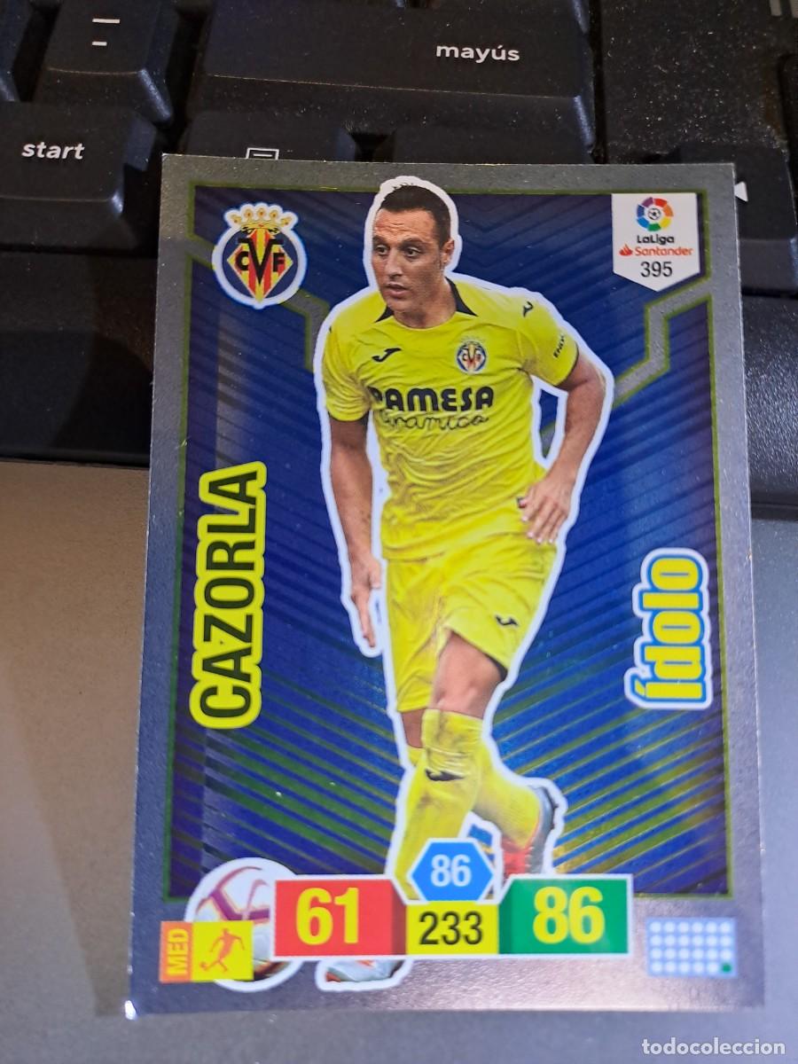 Coleccionismo Cromos antiguos: ADRENALYN XL CAZORLA 395 IDOLO VILLARREAL CROMO LIGA 2018 2019 18 19 PANINI