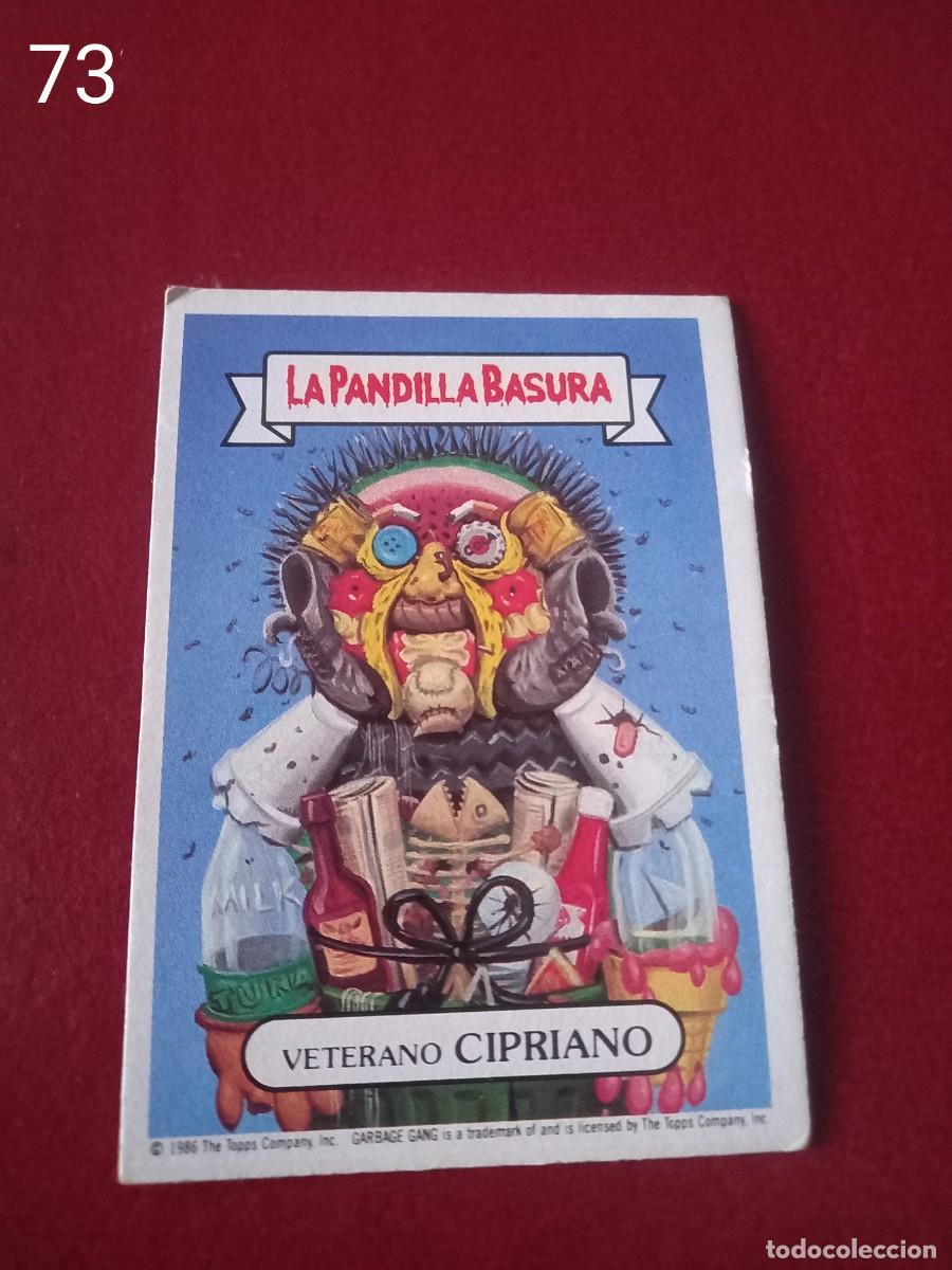 Collectionnisme Cartes &agrave; collectionner anciennes: Cromo n.73 la pandilla basura (album azul) sin pegar