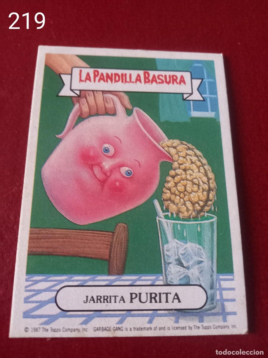 Collezionismo Figurine antiche: Cromo n.219 la pandilla basura (album azul) sin pegar