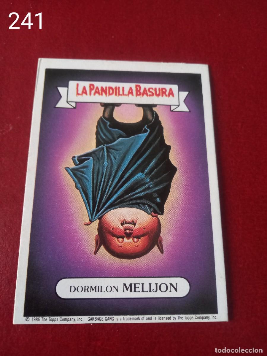 Coleccionismo cromos antiguos: Cromo n.241 la pandilla basura (album azul) sin pegar