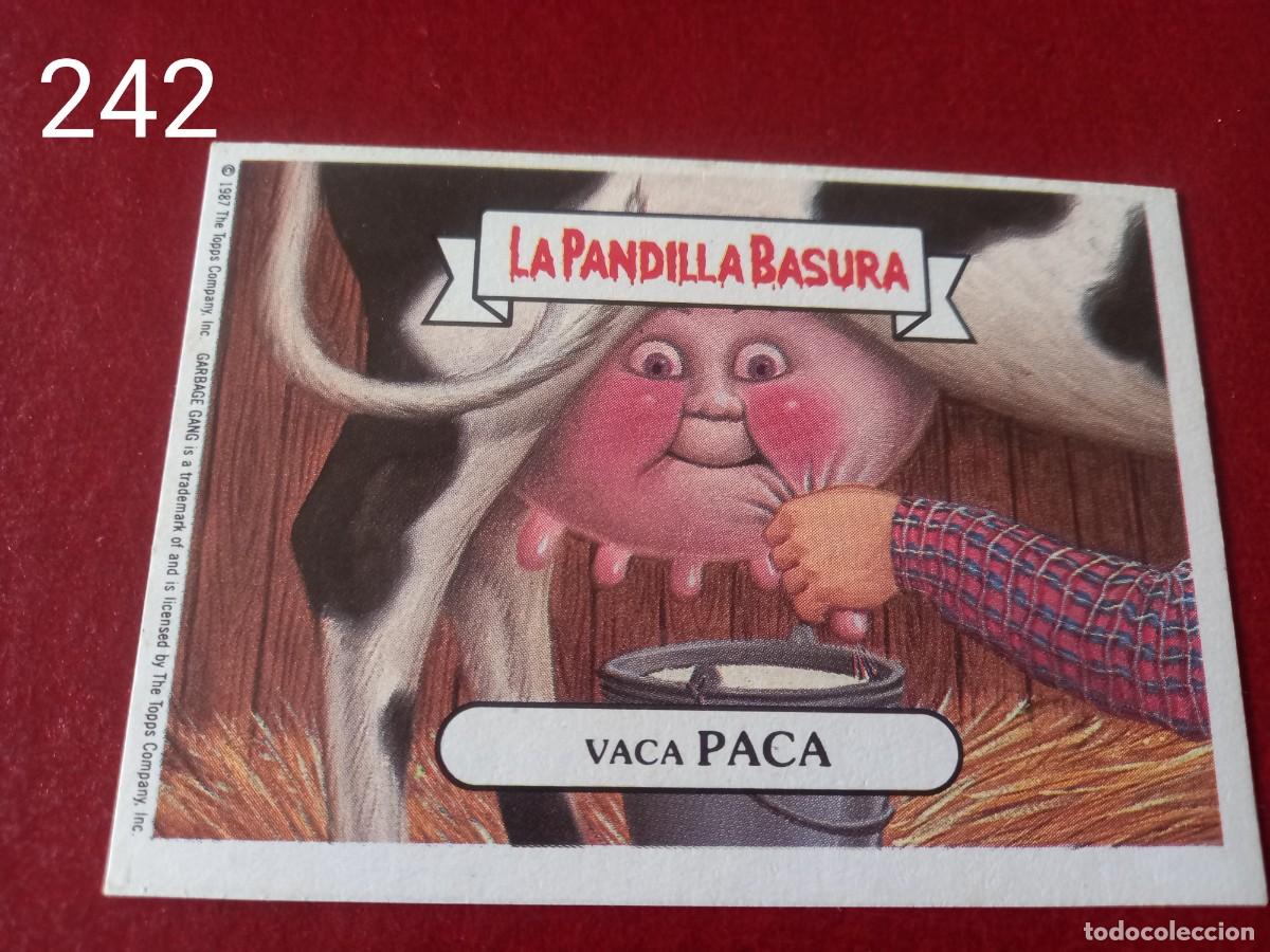 Coleccionismo cromos antiguos: Cromo n.242 la pandilla basura (album azul) sin pegar