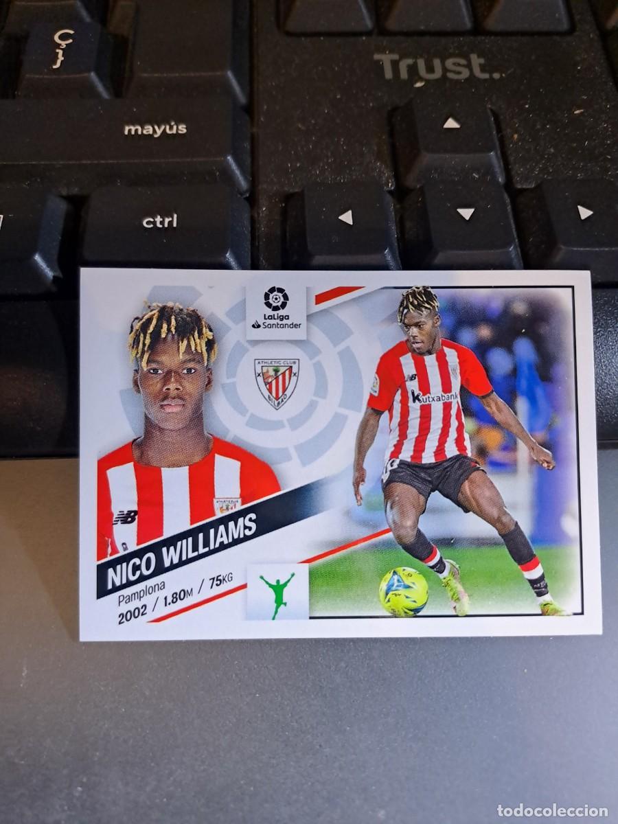 Coleccionismo Cromos antiguos: CROMO NICO WILLIAMS 18A 18 A ATHLETIC CLUB DE BILBAO LIGA 2022 2023 22 23 ESTE PANINI NUNCA PEGADO