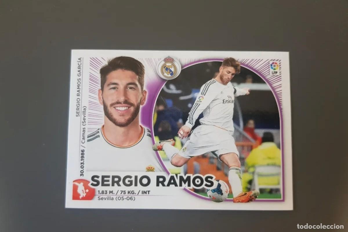 Coleccionismo Cromos antiguos: N&ordm; 6 Sergio Ramos Real Madrid CF Liga Este 17 18