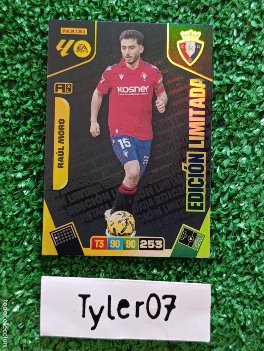 Coleccionismo Cromos antiguos: RAUL MORO OSASUNA EDICION LIMITADA ADRENALYN XL 2025 2026 25 26