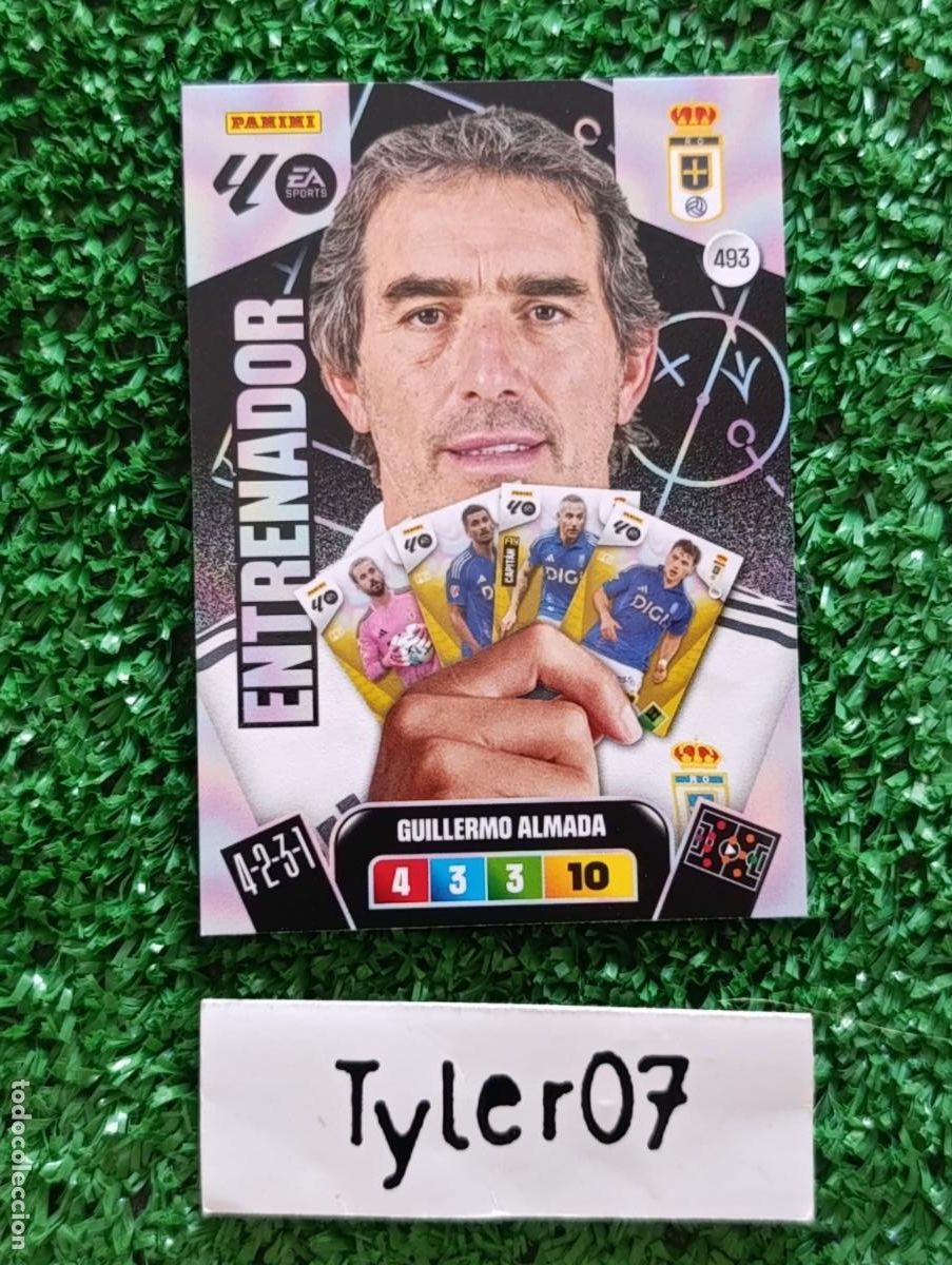 Coleccionismo Cromos antiguos: GUILLERMO ALMADA OVIEDO ENTRENADOR 493 ADRENALYN XL 2025 2026 25 26