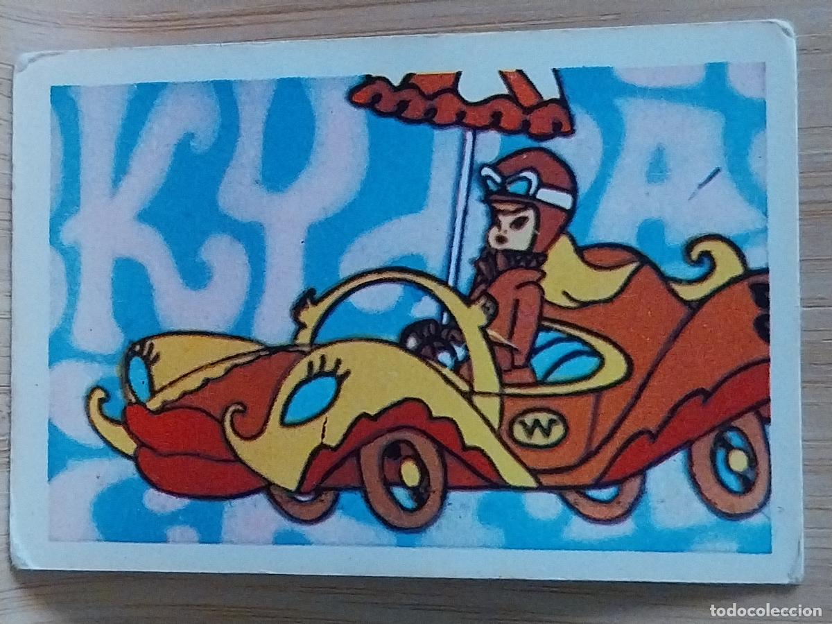 Coleccionismo Cromos antiguos: AUTOS LOCOS PENELOPE GLAMOUR A&Ntilde;O 1972 FHER CROMO 209 SIN PEGAR NUNCA ORIGINAL