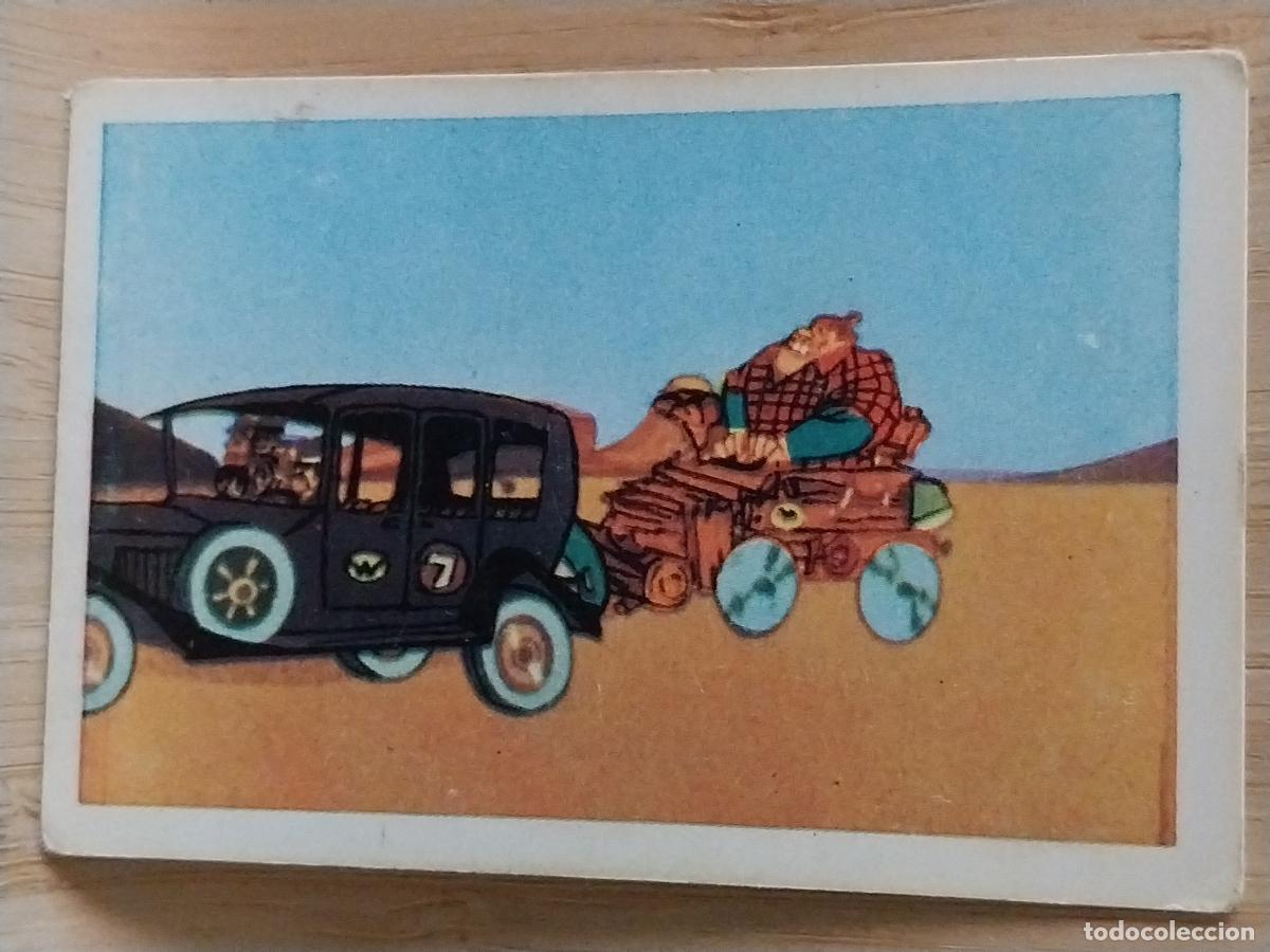 Coleccionismo Cromos antiguos: AUTOS LOCOS DIENTES SIERRA ANTIGUALLA BLINDADA A&Ntilde;O 1972 FHER CROMO 123 SIN PEGAR NUNCA ORIGINAL