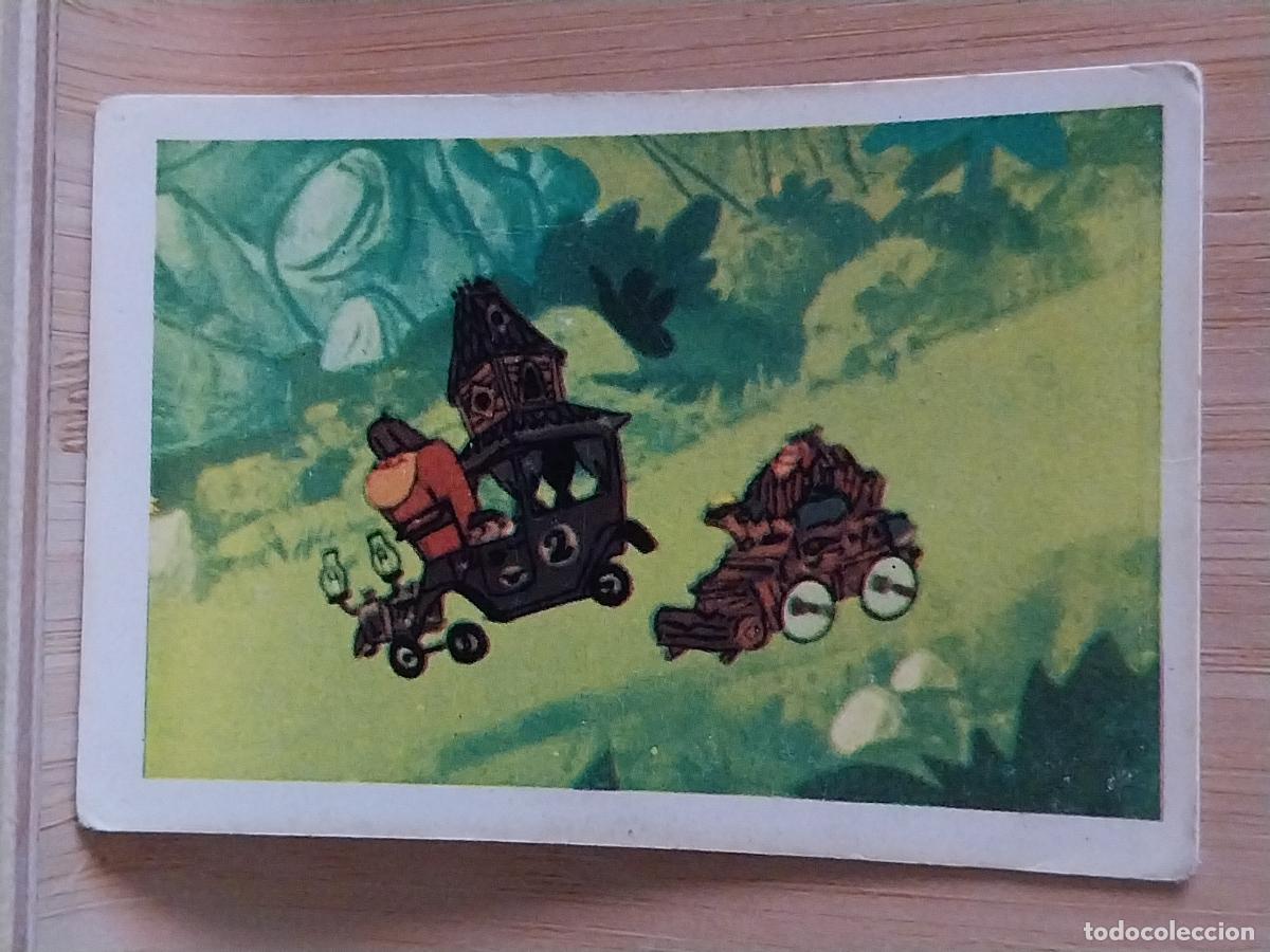 Coleccionismo Cromos antiguos: AUTOS LOCOS ESPANTOMOVIL DIENTES SIERRA A&Ntilde;O 1972 FHER CROMO 18 SIN PEGAR NUNCA ORIGINAL