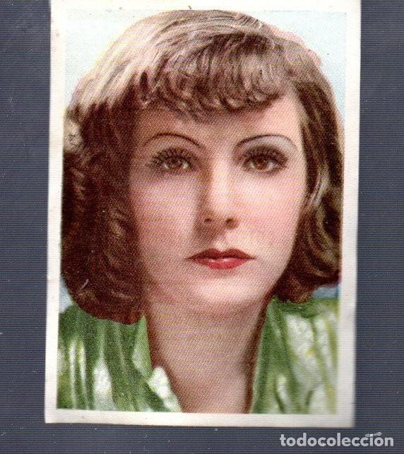 Coleccionismo Cromos antiguos: CROMO CINEFOTO EDIT&Oacute; BRUGUERA MIDE 10+7,50 HOJA E-2-A- N &ordm; 7 GRETA GARBO DEL A&Ntilde;O 43