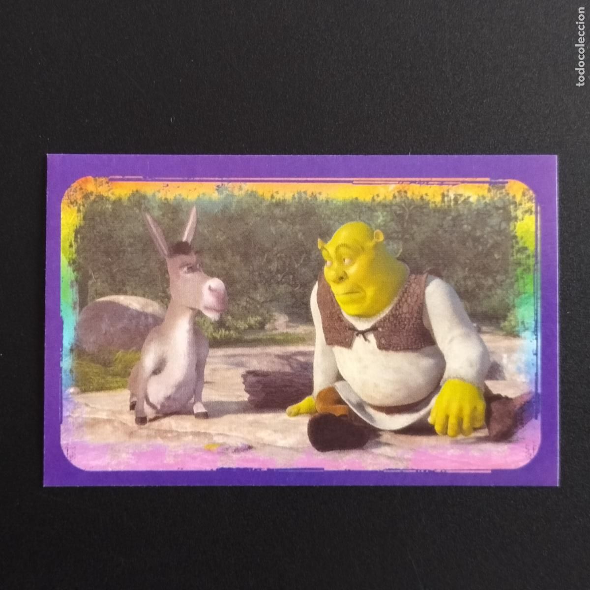 Coleccionismo Cromos antiguos: N&ordm; 10 SHREK 2 CROMOS DEL ALBUM DIBUJOS DREAMWORKS STICKERS PANINI