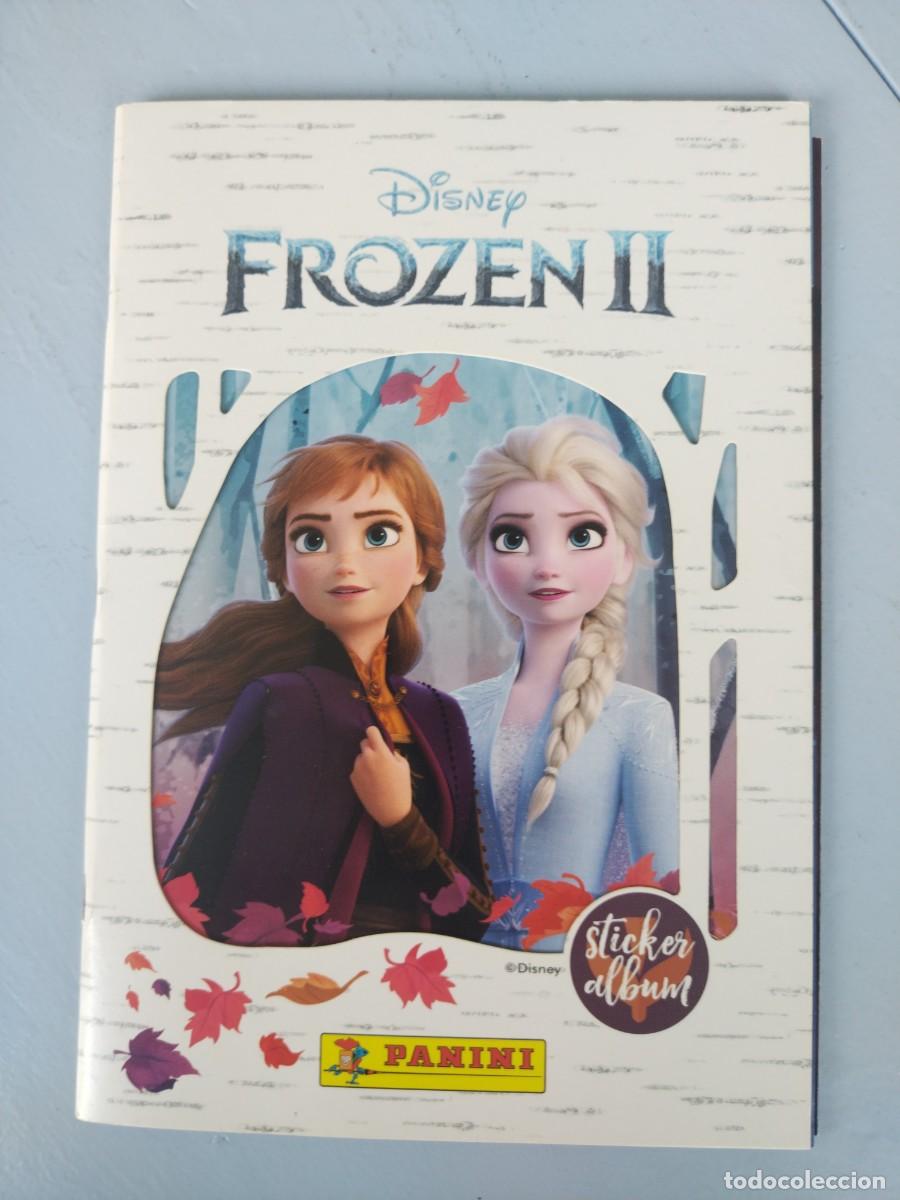 Coleccionismo Cromos antiguos: LOTE ALBUM FROZEN EL REINO DEL HIELO + FROZEN II M&Aacute;S P&Oacute;STER ADICIONAL