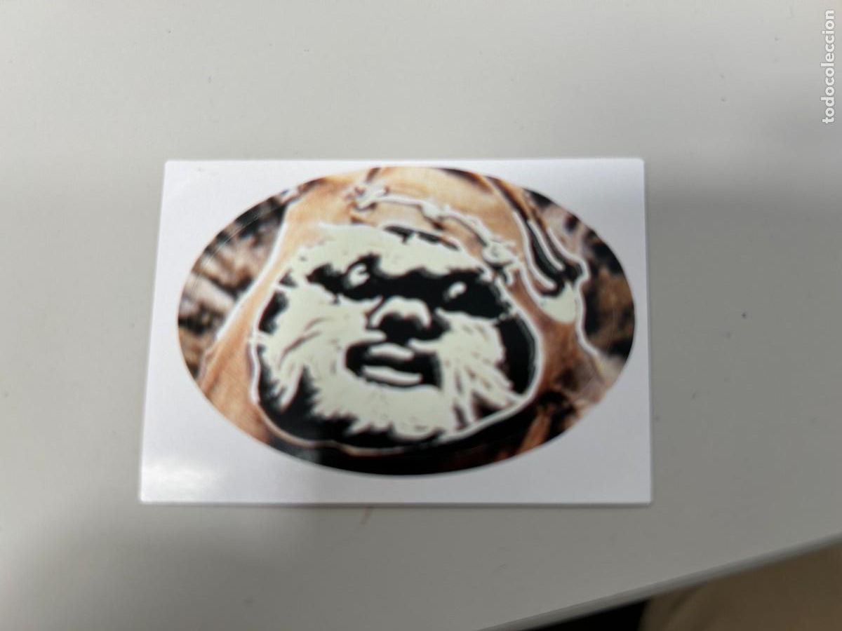 Coleccionismo Cromos antiguos: ewok de la guerra las galaxias reservado