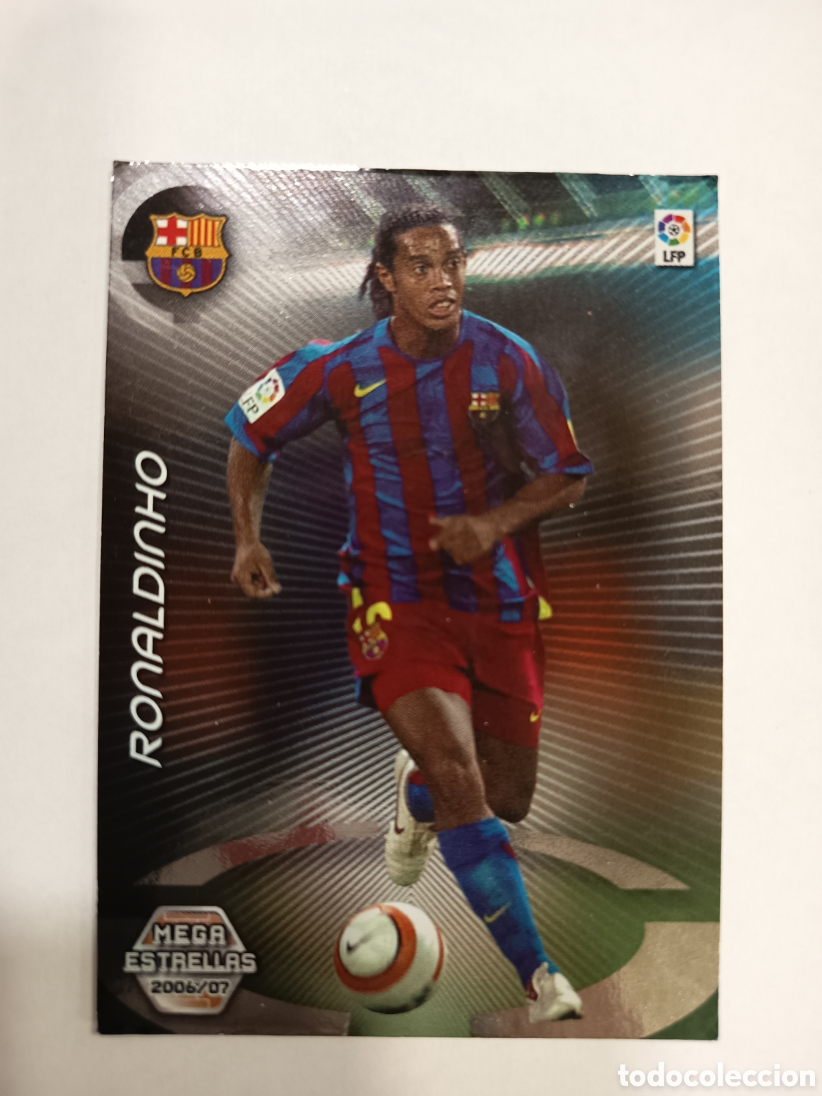 Coleccionismo Cromos antiguos: Cromo card Megacracks 2005 2006 2005-06 379 Ronaldinho Mega Estrellas