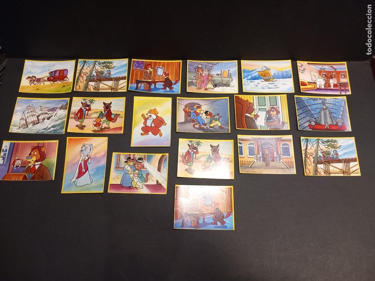 Coleccionismo Cromos antiguos: WILLY FOG LA VUELTA AL MUNDO LOTE DE CROMOS DANONE N&Uacute;NCA PEGADOS / COMPRA M&Iacute;NIMA 5 &euro;