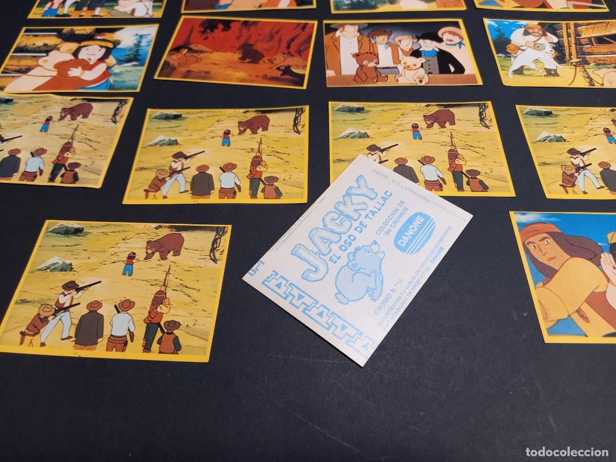 Coleccionismo Cromos antiguos: JACKY EL OSO DE TALLAC LOTE DE CROMOS DANONE N&Uacute;NCA PEGADOS / COMPRA M&Iacute;NIMA 5 &euro;